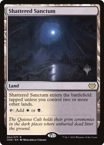 Shattered Sanctum (264), Promo Pack: Dominaria United — Magic card price