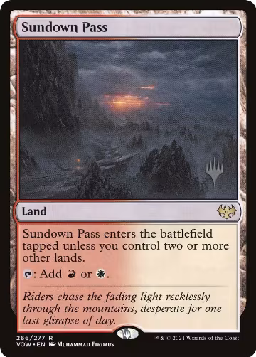 Sundown Pass (266), Promo Pack: Dominaria United — Magic card price