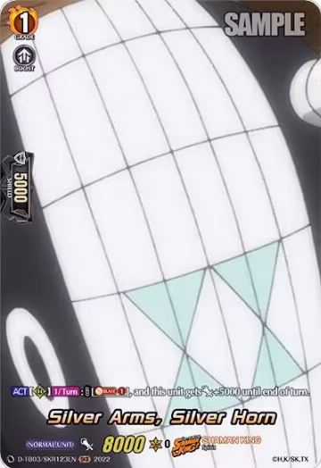 Silver Arms, Silver Horn (SKR) (D-TB03/SKR123EN), D-TB03: Shaman King — Vanguard card price