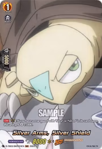 Silver Arms, Silver Shield (SKR) (D-TB03/SKR124EN), D-TB03: Shaman King — Vanguard card price