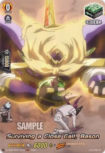 Surviving a Close Call, Bason (SKR) (D-TB03/SKR135EN), D-TB03: Shaman King — Vanguard card price