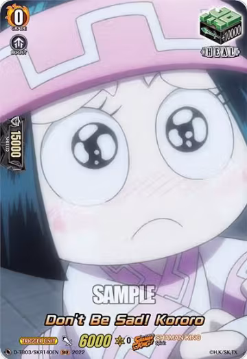 Don't Be Sad! Kororo (SKR) (D-TB03/SKR140EN), D-TB03: Shaman King — Vanguard card price