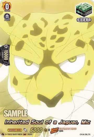 Inherited Soul of a Jaguar, Mic (SKR) (D-TB03/SKR148EN), D-TB03: Shaman King — Vanguard card price