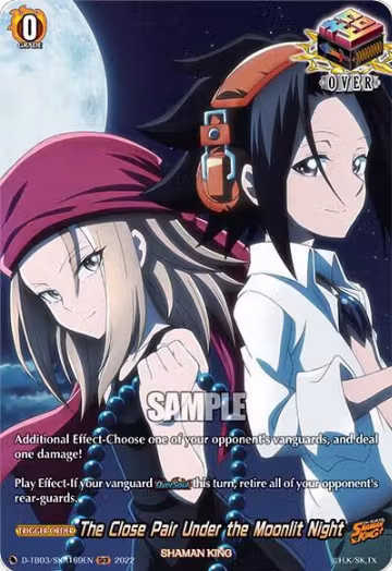 The Close Pair Under the Moonlit Night (SKR) (D-TB03/SKR169EN), D-TB03: Shaman King — Vanguard card price