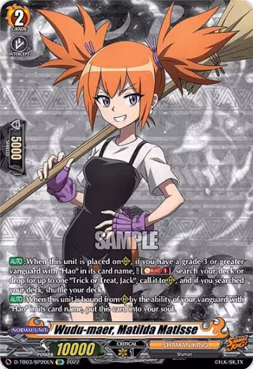 Wudu-maer, Matilda Matisse (SP) (D-TB03/SP20EN), D-TB03: Shaman King — Vanguard card price