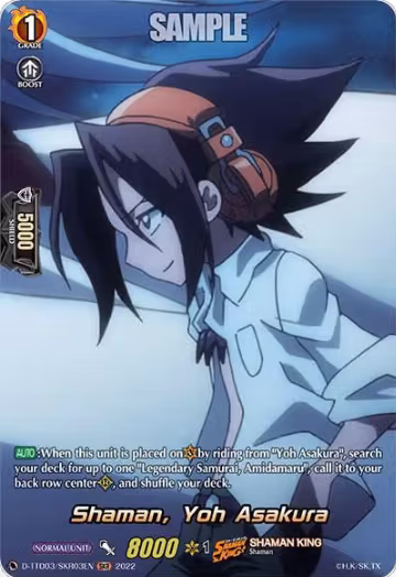 Shaman, Yoh Asakura (SKR) (D-TTD03/SKR03EN) — card price