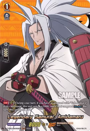 Legendary Samurai, Amidamaru (SKR) (D-TTD03/SKR08EN), D-TTD03: Shaman King — Vanguard card price