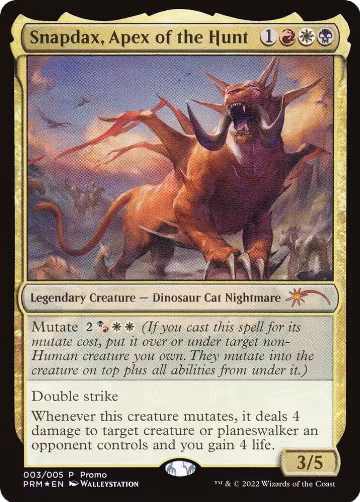 Snapdax, Apex of the Hunt (2022 Lunar New Year Promo) (3), Unique and Miscellaneous Promos — Magic card price