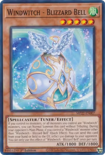 Windwitch - Blizzard Bell (MP22-EN007), 2022 Tin of the Pharaoh's Gods — Yu-Gi-Oh! card price