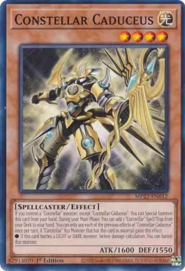 Constellar Caduceus (MP22-EN012), 2022 Tin of the Pharaoh's Gods — Yu-Gi-Oh! card price