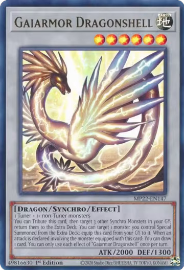 Gaiarmor Dragonshell (MP22-EN147), 2022 Tin of the Pharaoh's Gods — Yu-Gi-Oh! card price