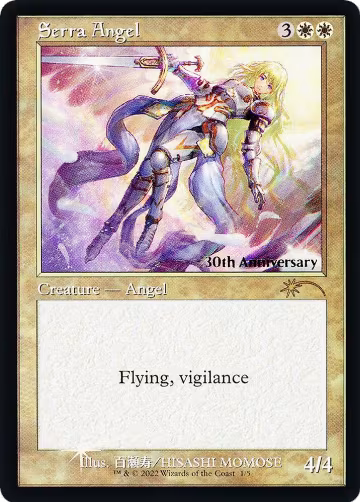 Serra Angel (Retro Frame) (1), 30th Anniversary Promos — Magic card price