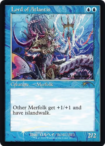 Lord of Atlantis (Retro Frame) (2), 30th Anniversary Promos — Magic card price