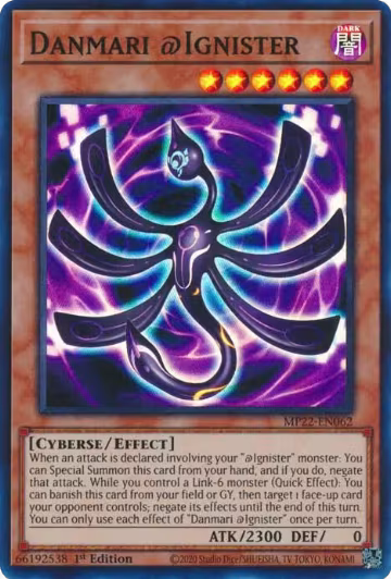 Danmari @Ignister (MP22-EN062), 2022 Tin of the Pharaoh's Gods — Yu-Gi-Oh! card price