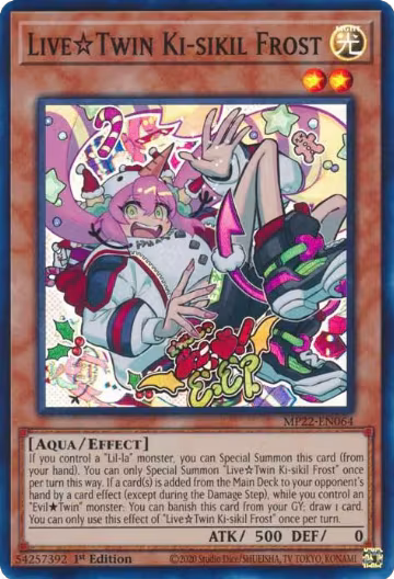 Live Twin Ki-sikil Frost (MP22-EN064), 2022 Tin of the Pharaoh's Gods — Yu-Gi-Oh! card price
