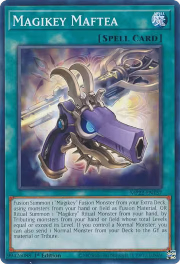 Magikey Maftea (MP22-EN157), 2022 Tin of the Pharaoh's Gods — Yu-Gi-Oh! card price