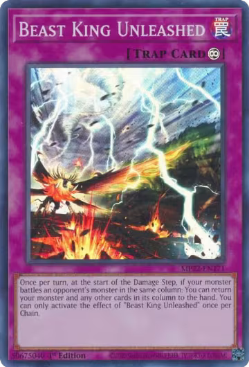 Beast King Unleashed (MP22-EN171), 2022 Tin of the Pharaoh's Gods — Yu-Gi-Oh! card price
