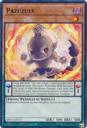 Pazuzule (MP22-EN173), 2022 Tin of the Pharaoh's Gods — Yu-Gi-Oh! card price