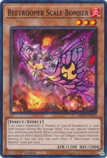 Beetrooper Scale Bomber (MP22-EN174), 2022 Tin of the Pharaoh's Gods — Yu-Gi-Oh! card price