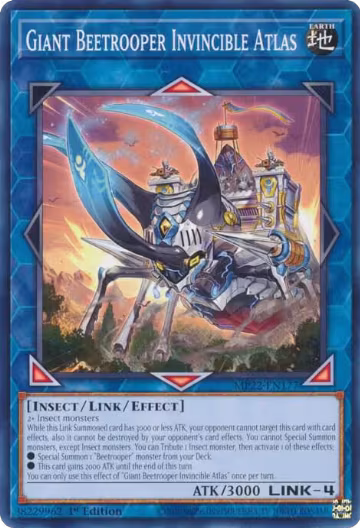 Giant Beetrooper Invincible Atlas (MP22-EN177), 2022 Tin of the Pharaoh's Gods — Yu-Gi-Oh! card price