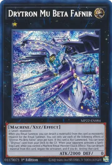 Drytron Mu Beta Fafnir (MP22-EN084), 2022 Tin of the Pharaoh's Gods — Yu-Gi-Oh! card price