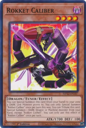 Rokket Caliber (MP22-EN187), 2022 Tin of the Pharaoh's Gods — Yu-Gi-Oh! card price