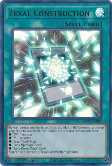 Zexal Construction (MP22-EN091), 2022 Tin of the Pharaoh's Gods — Yu-Gi-Oh! card price