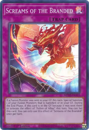 Screams of the Branded (MP22-EN103), 2022 Tin of the Pharaoh's Gods — Yu-Gi-Oh! card price