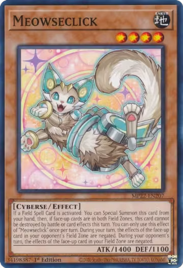 Meowseclick (MP22-EN207), 2022 Tin of the Pharaoh's Gods — Yu-Gi-Oh! card price