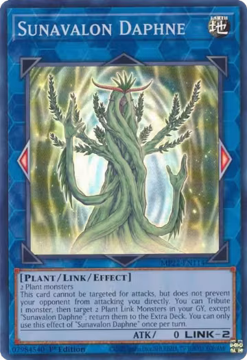 Sunavalon Daphne (MP22-EN114), 2022 Tin of the Pharaoh's Gods — Yu-Gi-Oh! card price