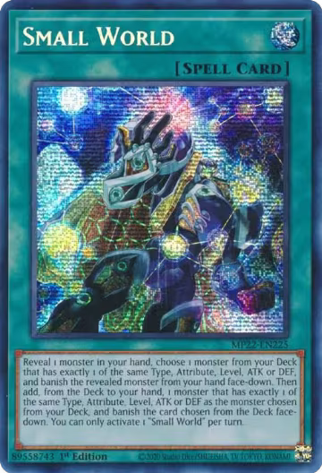 Small World (MP22-EN225), 2022 Tin of the Pharaoh's Gods — Yu-Gi-Oh! card price