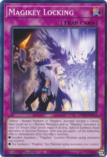 Magikey Locking (MP22-EN229), 2022 Tin of the Pharaoh's Gods — Yu-Gi-Oh! card price