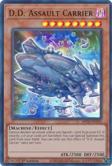 D.D. Assault Carrier (MP22-EN233), 2022 Tin of the Pharaoh's Gods — Yu-Gi-Oh! card price