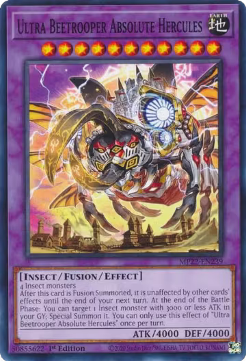 Ultra Beetrooper Absolute Hercules (MP22-EN239), 2022 Tin of the Pharaoh's Gods — Yu-Gi-Oh! card price