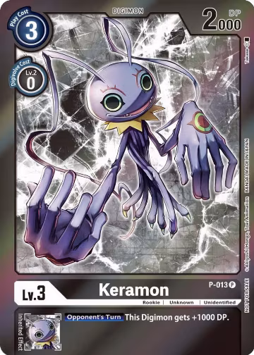 Keramon - P-013 (Event Pack 3) (P-013 P), Digimon Promotion Cards — Digimon card price