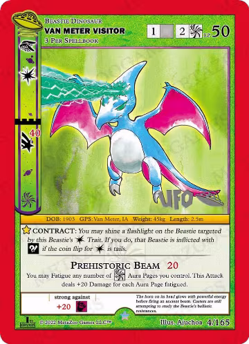 Van Meter Visitor (004/165), First Edition Spoiler Pack — MetaZoo card price
