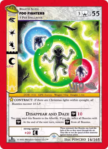 Foo Fighters (016/165), First Edition Spoiler Pack — MetaZoo card price