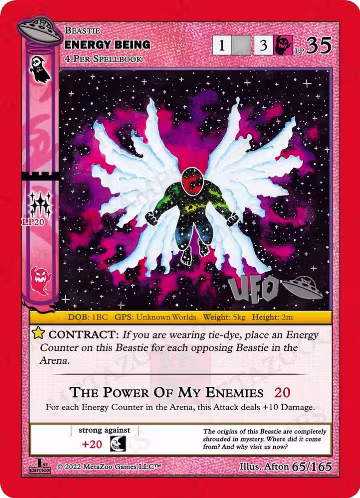 Energy Being (065/165), First Edition Spoiler Pack — MetaZoo card price