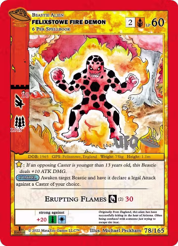 Felixstowe Fire Demon (078/165), First Edition Spoiler Pack — MetaZoo card price