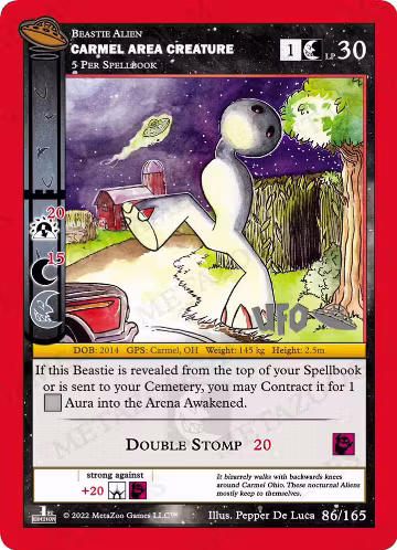 Carmel Area Creature (086/165), First Edition Spoiler Pack — MetaZoo card price