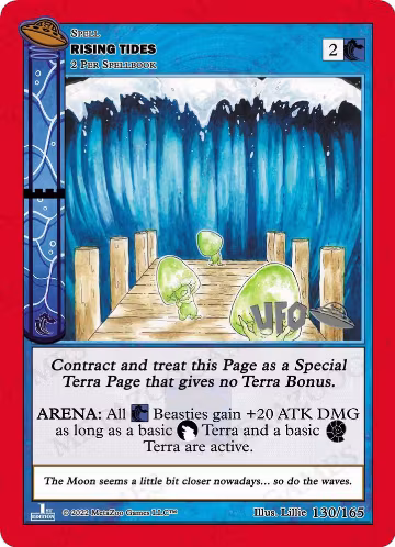 Rising Tides (130/165), First Edition Spoiler Pack — MetaZoo card price