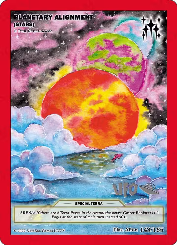 Planetary Alignment (Stars) (143/165), First Edition Spoiler Pack — MetaZoo card price