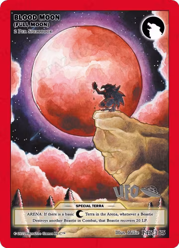 Blood Moon (Full Moon) (145/165), First Edition Spoiler Pack — MetaZoo card price