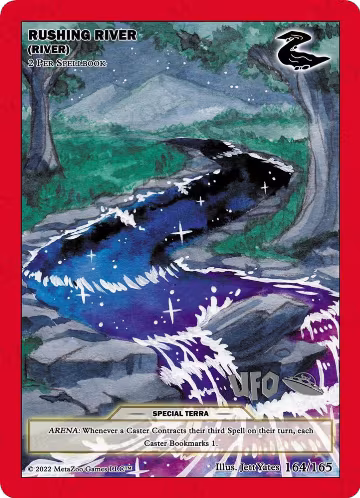 Rushing River (River) (164/165), First Edition Spoiler Pack — MetaZoo card price