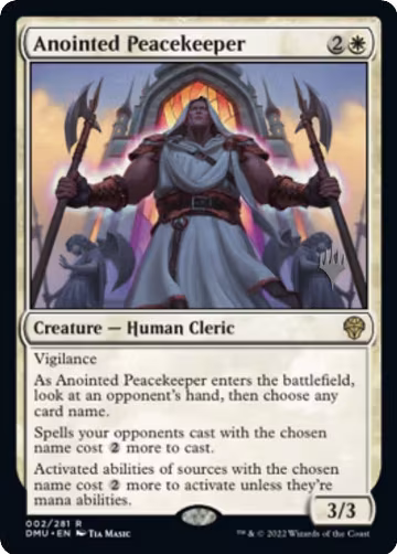 Anointed Peacekeeper (2), Promo Pack: Dominaria United — Magic card price