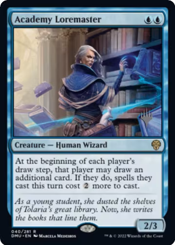 Academy Loremaster (40), Promo Pack: Dominaria United — Magic card price