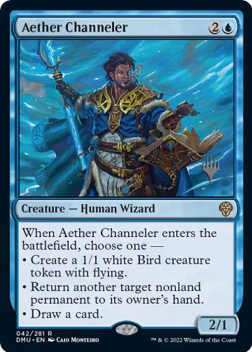 Aether Channeler (42), Promo Pack: Dominaria United — Magic card price