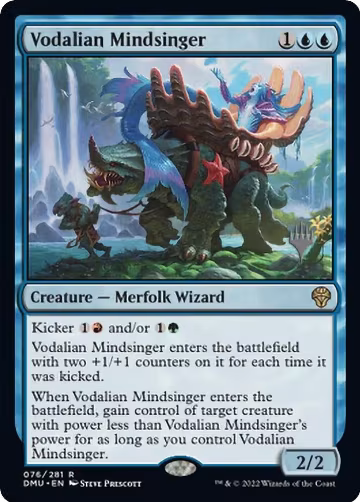 Vodalian Mindsinger (76), Promo Pack: Dominaria United — Magic card price