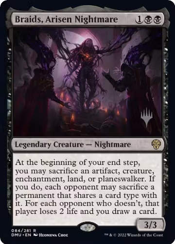 Braids, Arisen Nightmare (84), Promo Pack: Dominaria United — Magic card price