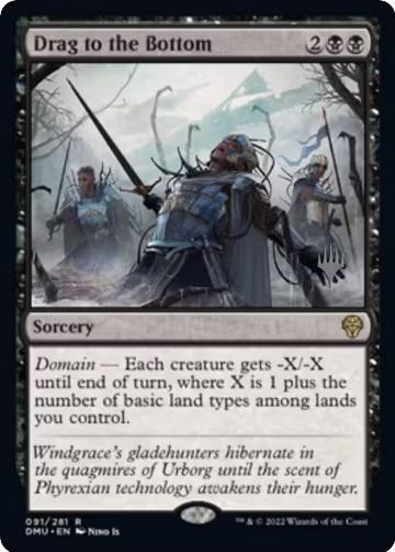 Drag to the Bottom (91), Promo Pack: Dominaria United — Magic card price